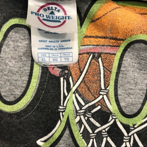 y2k Vintage Basketball Hoops T-Shirt 100% Cotton - Picture 4 of 4